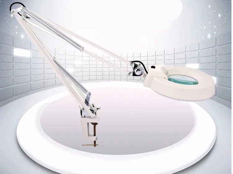 Magnifying work bench Lamp,Antistatic Magnifier bench lamp magnifier glass lamp