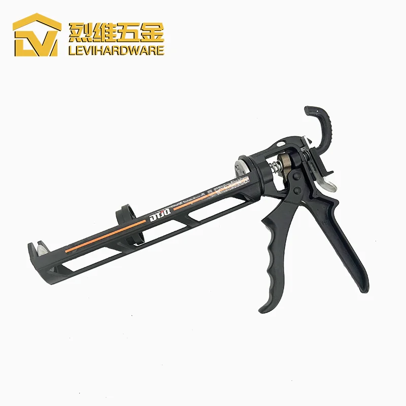 Professional Aluminum Alloy 18:1 Thrust Ratio Heavy Duty Caulk Gun 10oz 220ml 300ml Sealant Adhesive Cartridges Caulking Gun