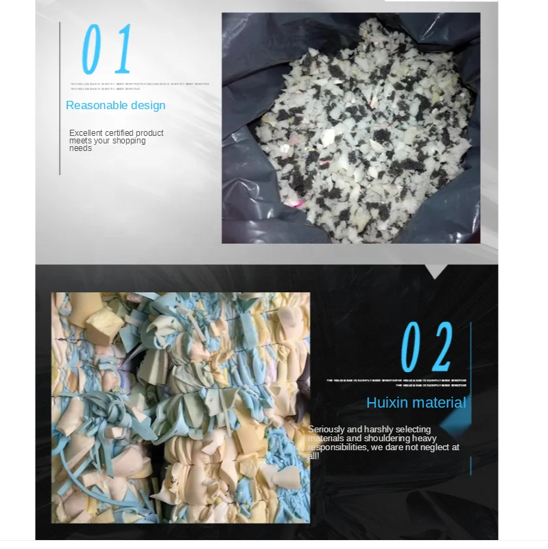 Foam crusher machine/sponge shredder