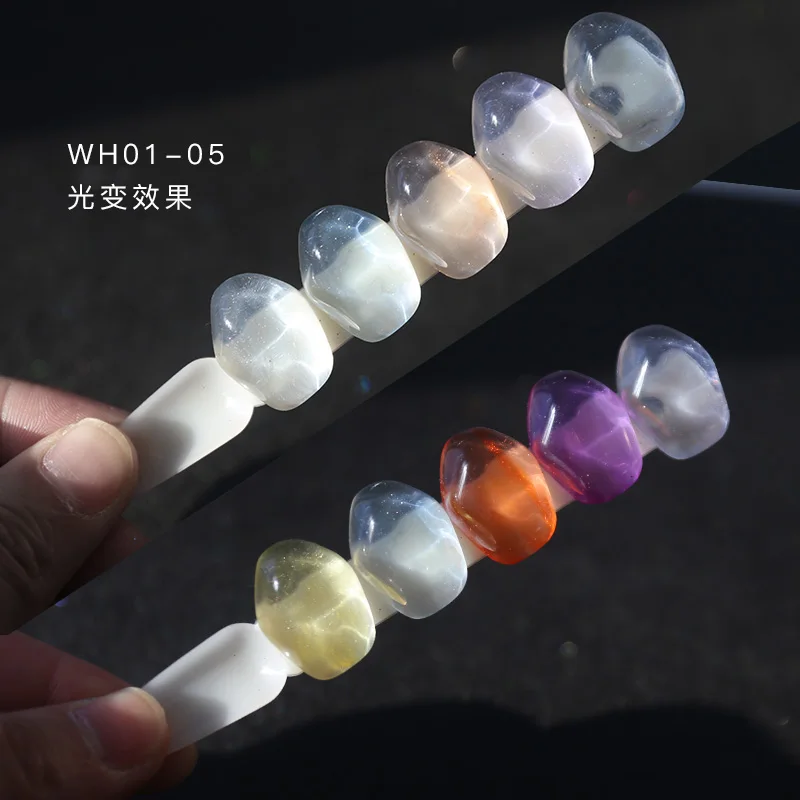 Nail Products Mirror Powder 12 Colors Acrylic Powder Candy Colorful UV Gel Nail Polish Aurora Flakes Dip Powder Nail Painting