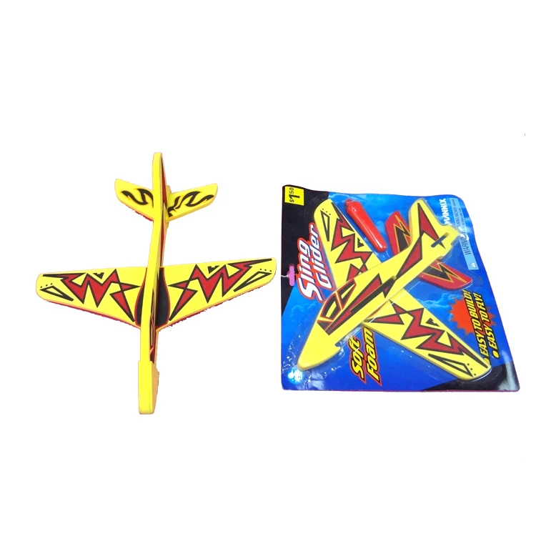 2024 china Manufacture made Kids Funny DIY Simple aircraft 3d eva foam cube puzzle airplane for Educational toys sale