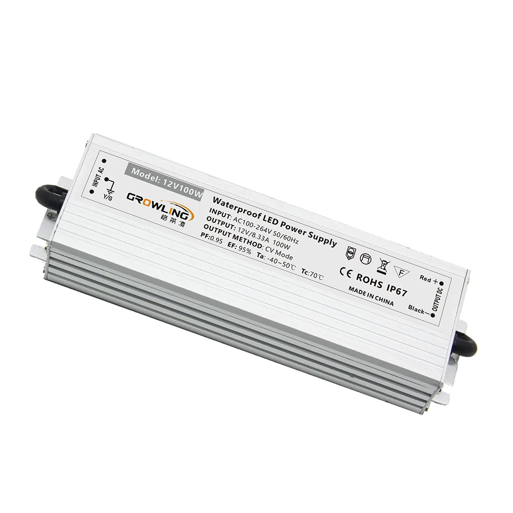 China ip67 outdoor power supply 12v power adapters 100w 110v pfc 0.95 220v 110v switch power supply