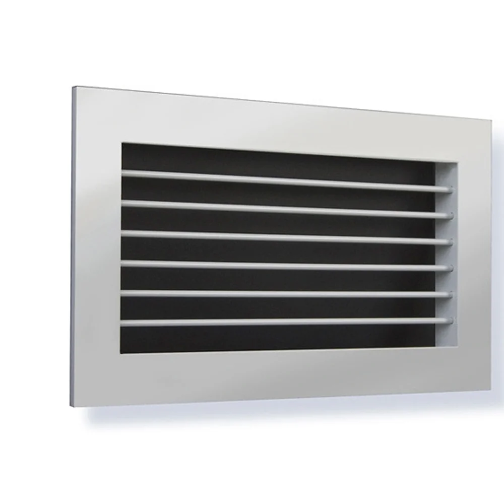 Hvac Single Adjustable Louver Grille Aluminum Ventilation Air Duct Supply Air Grille