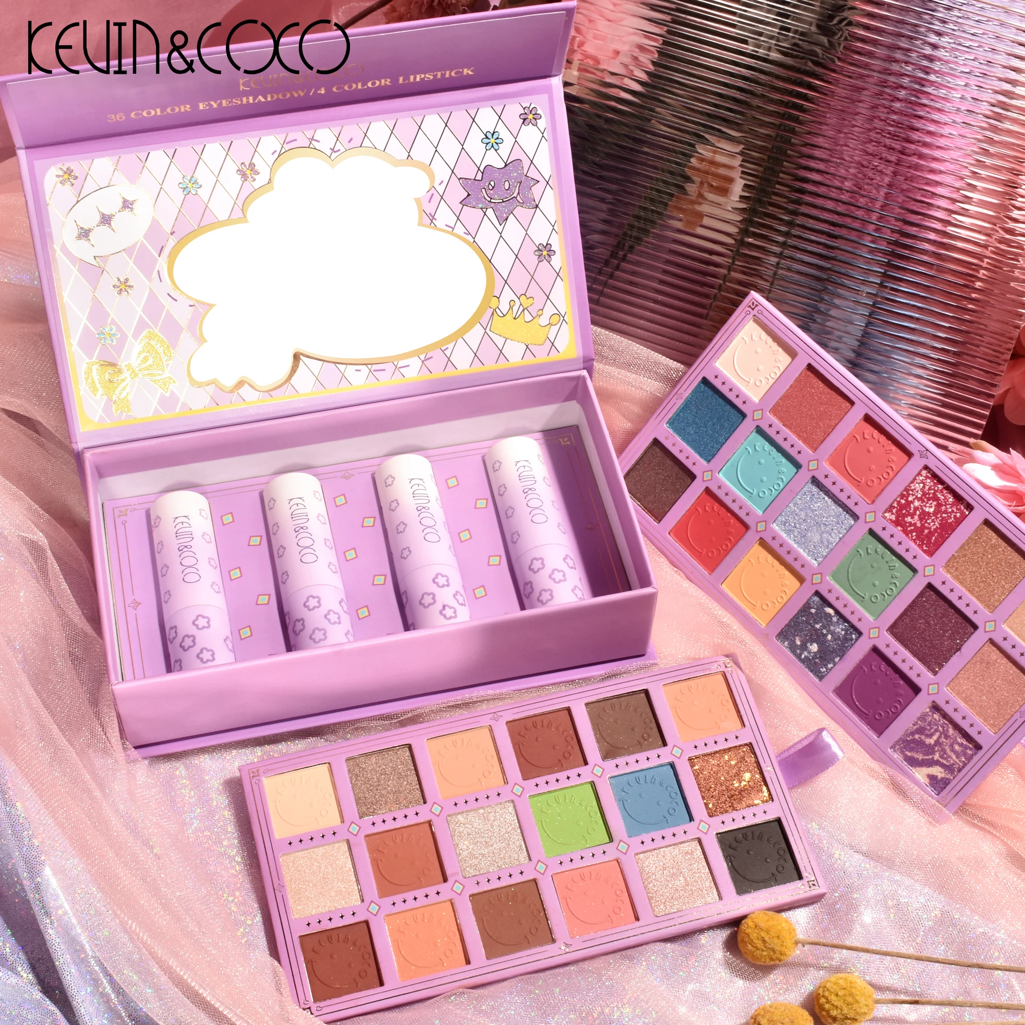 Factory Custom Wholesale Kevin CoCo 93 Color Eyeshadow Palette Makeup Matte Cosmetics Eyeshadow