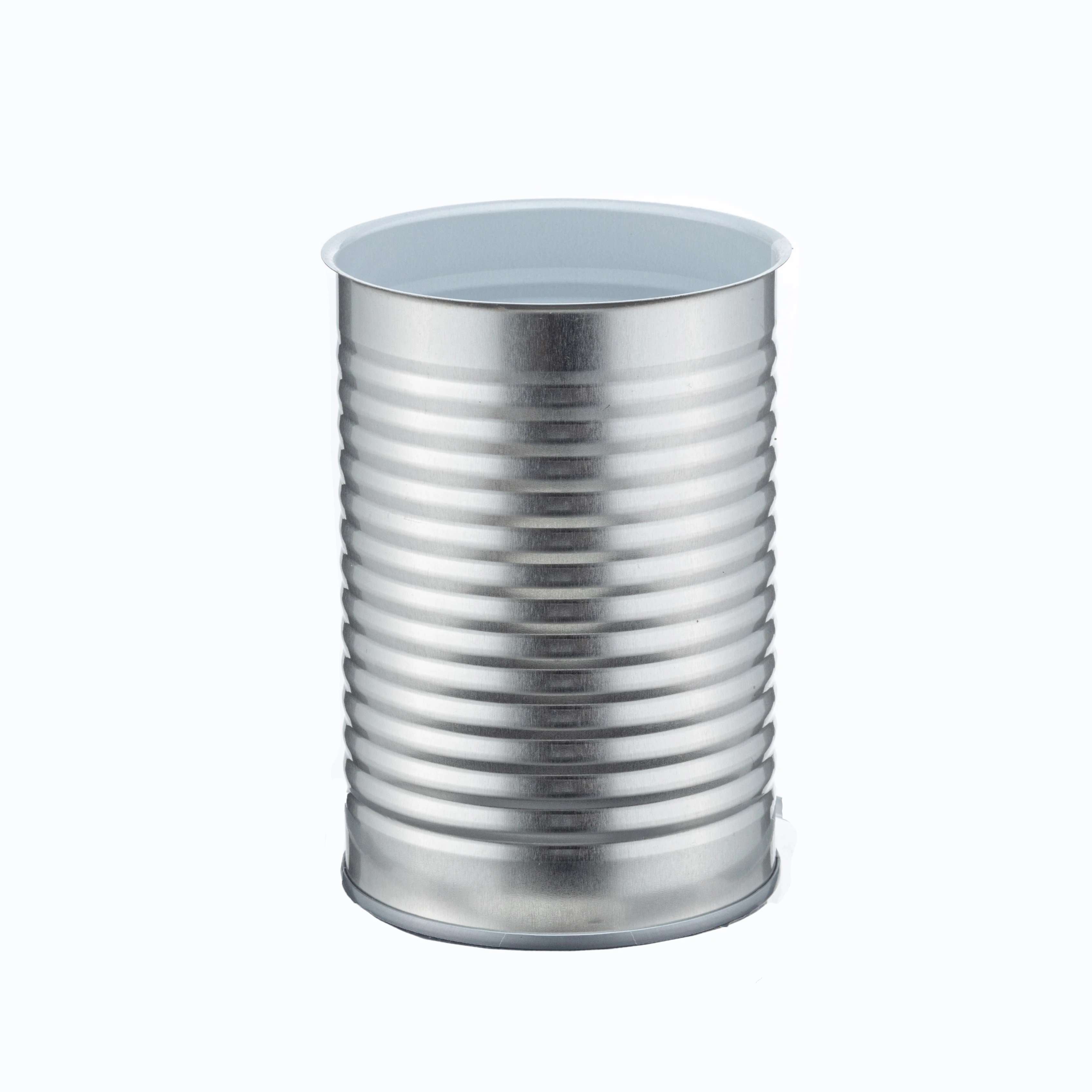 7113 # оптовая продажа, пищевая перерабатываемая 425 г, белая краска, пустая простая жестяная банка для пищевых продуктов