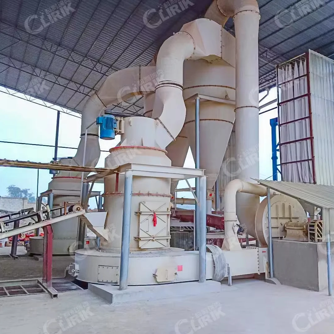 Vertical Kaolin Mica Limestone Gypsum Lime Calcite Glass 4 Rollers Raymond Grinding Mill