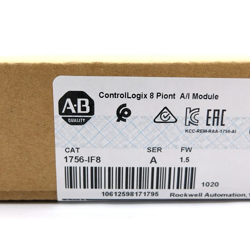 Original 1756-IF8 ContrlLogix Analog input A/I Module 1756IF8 PLC module programmable logic controller
