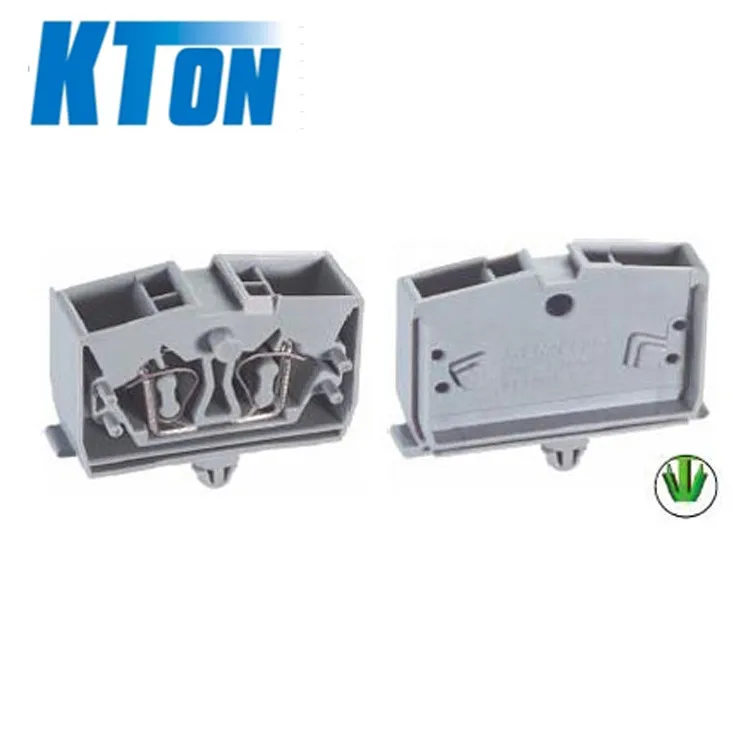 custom through panel terminal connector push wire power bus bar feed through miniature terminal block