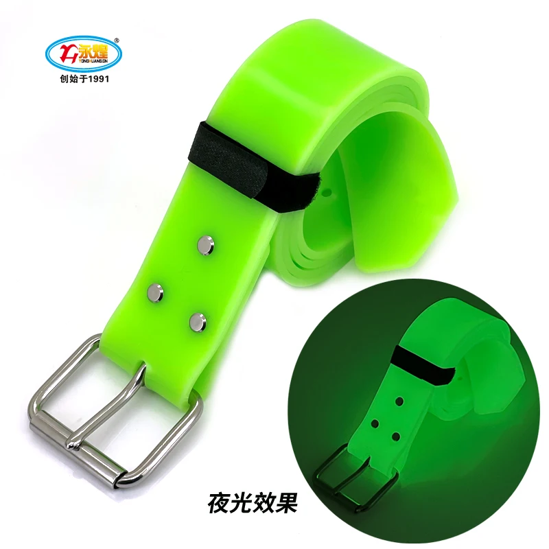 Wholesale1.4M  Silicone diving weight with stainless steel buckle free diving weight with scuba diving lead belt