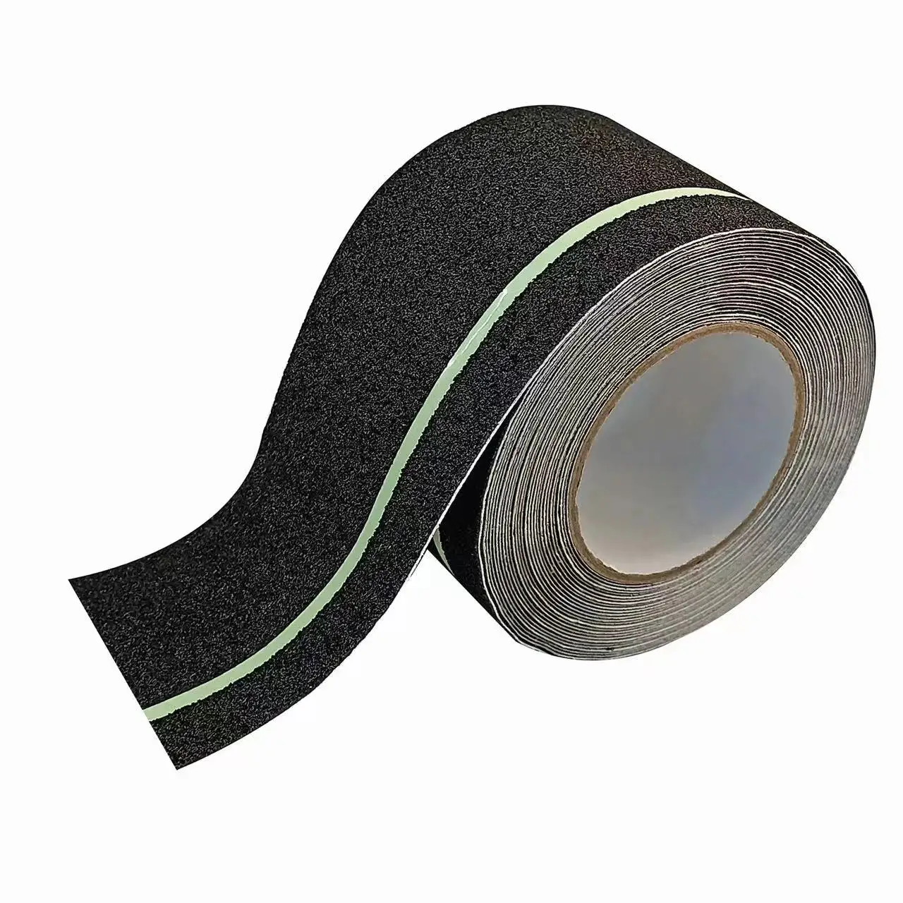 Non Skid Safety Adhesive Glow in The Dark Traction Tread Anti-Slip Plywood Stair Treads with Luminous Stripe