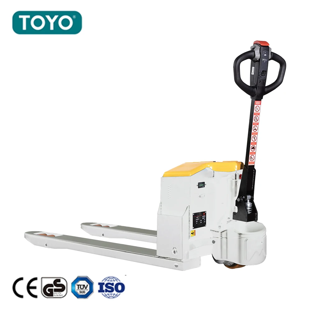 1.5 2.0 T Ton High Quality Full Electric Scale Pallet Truck With Curtis Controller