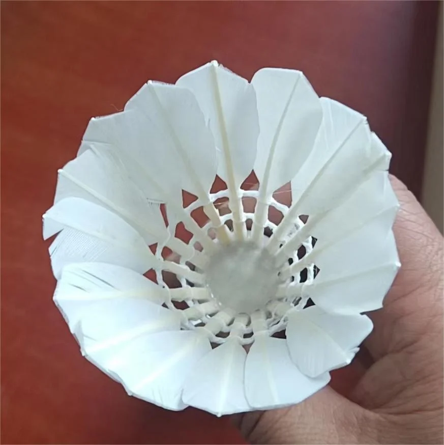 Goose Feather Badminton Ball/Shuttlecocks Customized Logo