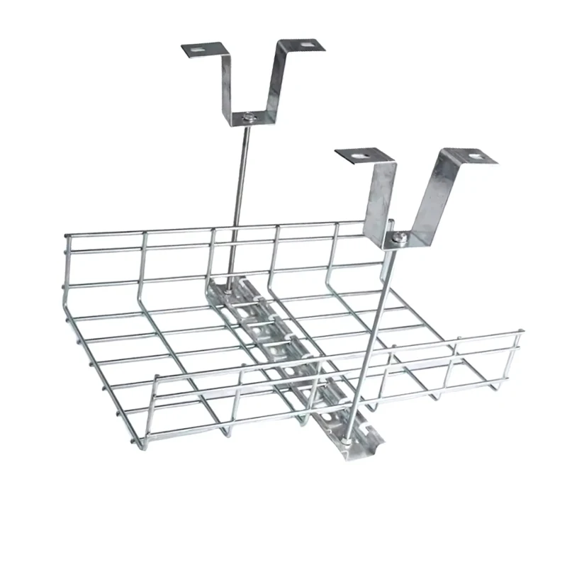 Outdoor electrical vertical wall iron raceway channel perforated aluminium cable trunking duct ss mesh wire cable tray system