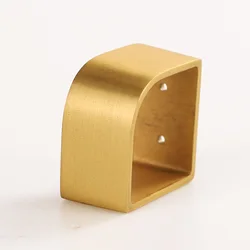 Wholesale Square Brass Sofa Leg Covers Chair Foot Tube Protect Mat Cabinet Legs cover
