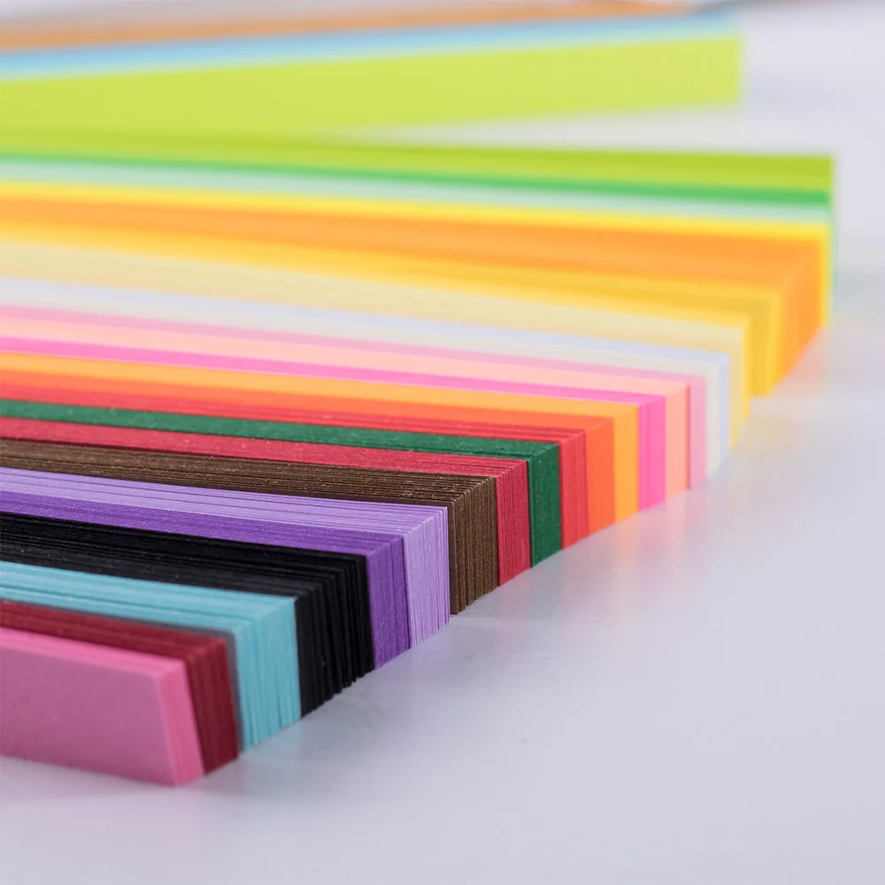 wholesale printing colored white black kraft paper cards scrapbook plain roll thick die cut packaging bulk craft paper cardstock