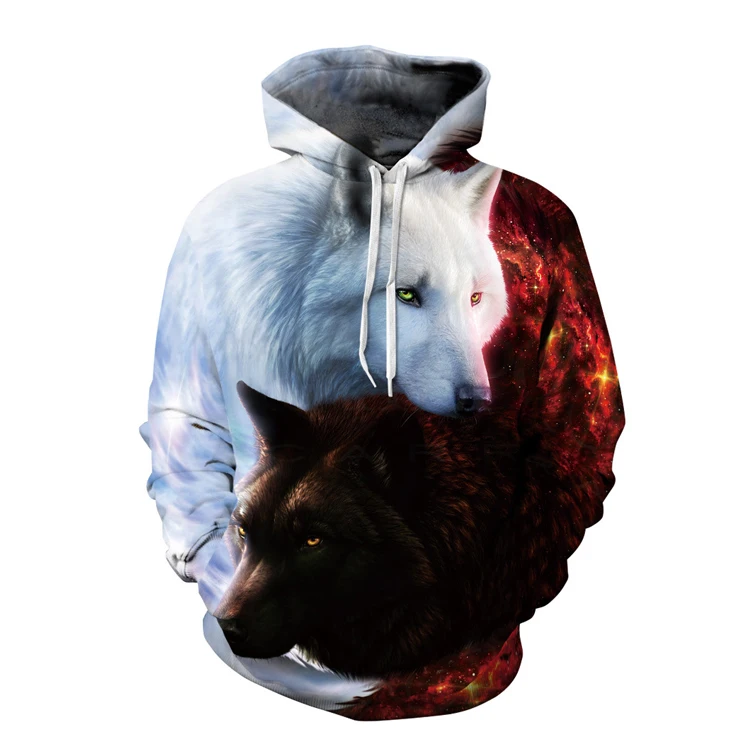 Модные Повседневные пуловеры с капюшоном на заказ на Хэллоуин с 3d принтом клоуна европейские и американские Парные толстовки