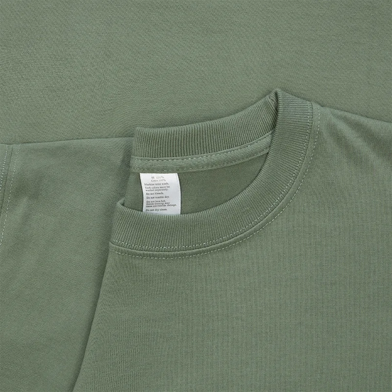 Luxury quality blank plain 300gsm heavyweight thick streetwear hip hop boxy oversized cotton t-shirt custom t shirt for men