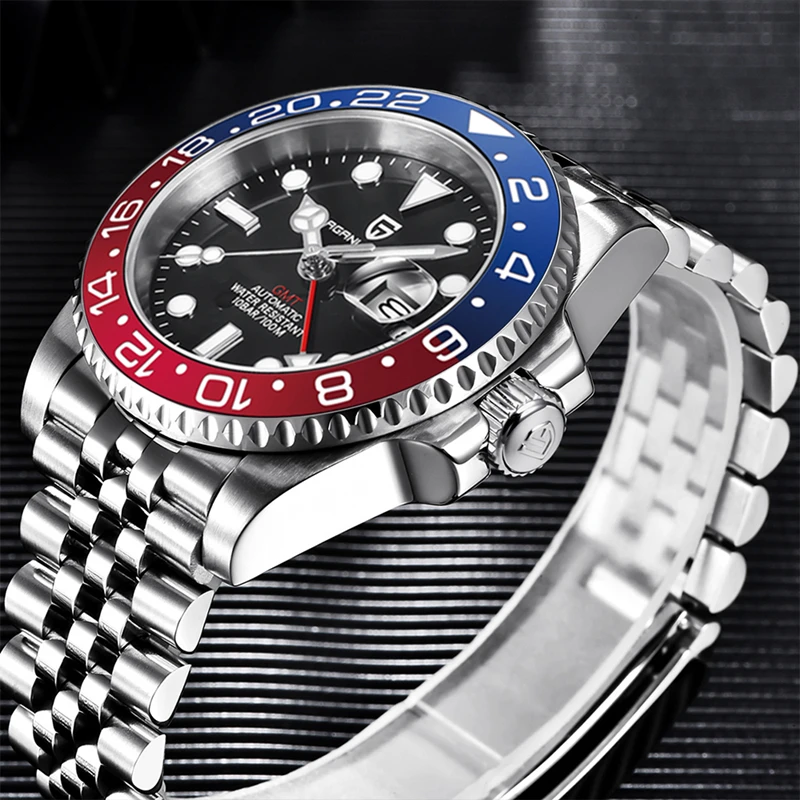 Pagani Design 1662 Sapphire Glass Mechanical Watch OEM Luxury Men Automatic Wristwatch Stainless Steel 100M Waterproof Watch