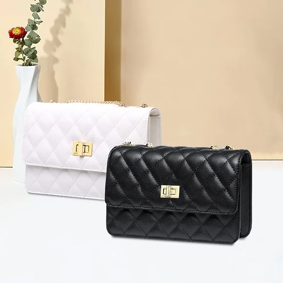 luxury ladies new hot rectangle shoulder bag genuine leather messenger hand bags large capacity for women