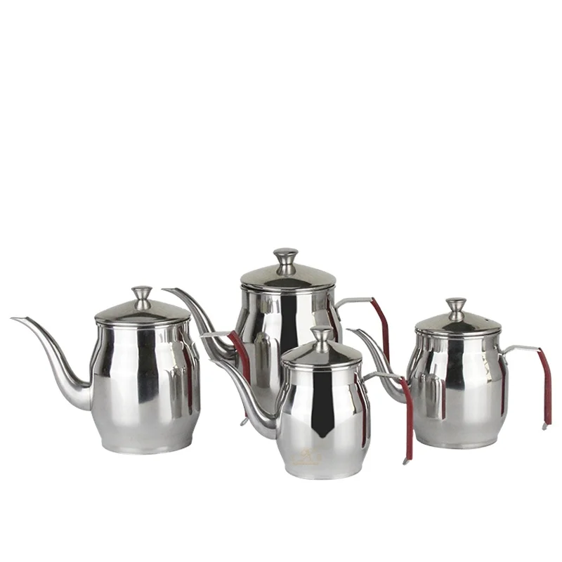 2019 trending best selling stainless steel small kettle goose neck kettle