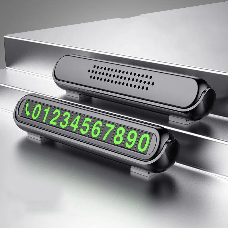 
Car parking card hidden car number plate telephone number card parking phone number 