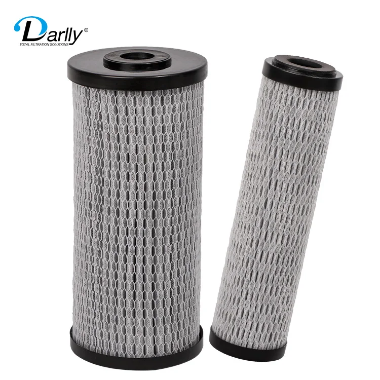 8 inch carbon block filter low pressure difference and stable flow rate