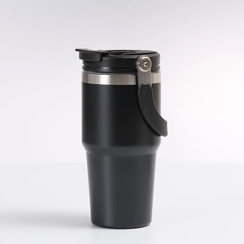 30 oz 20 oz Reusable New Design Termos Insulated Tumbler Stainless Steel Coffee Mug Drink Beverages Cup with Handle