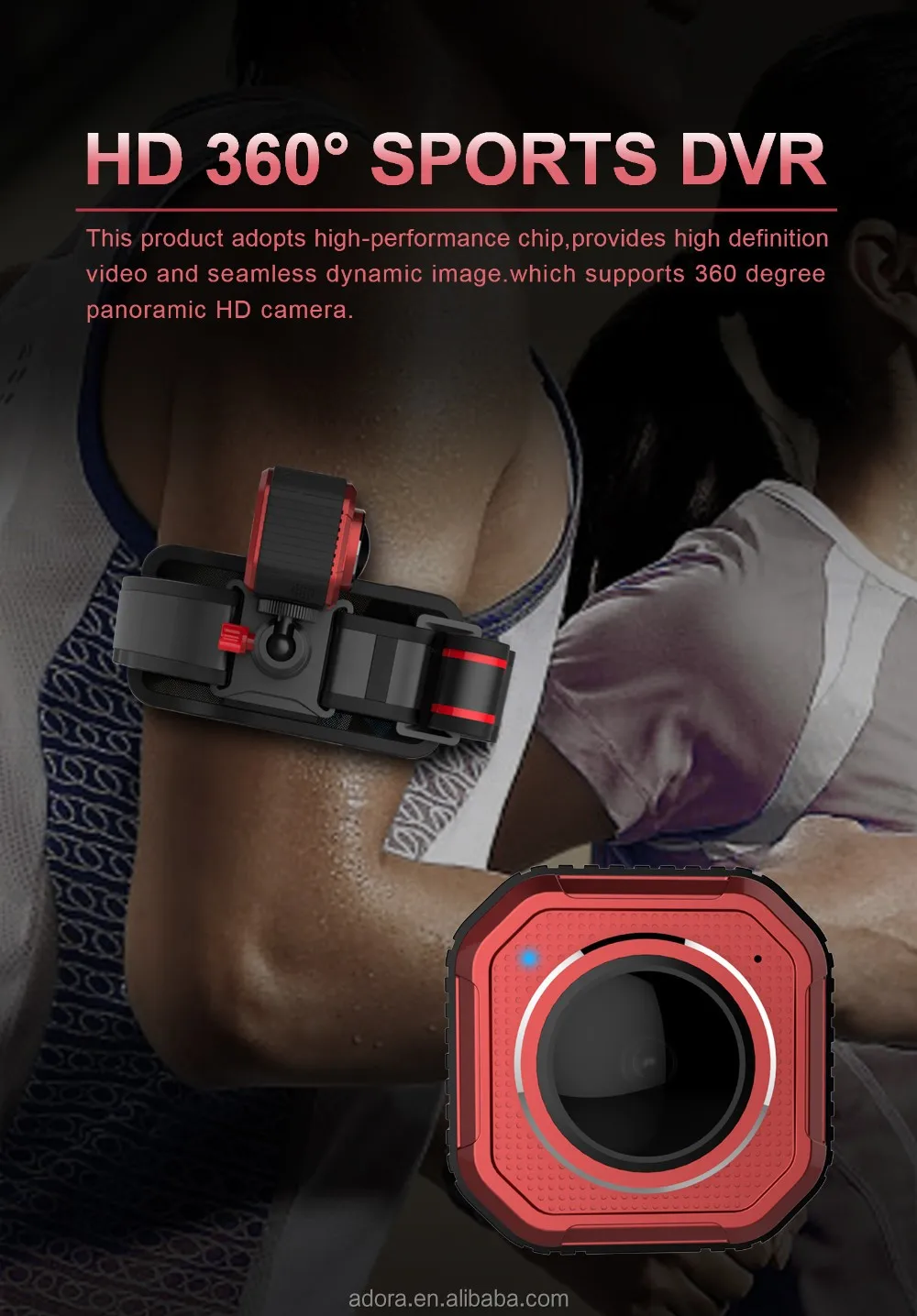 HD 360 Degrees Sport DVR Action Camera