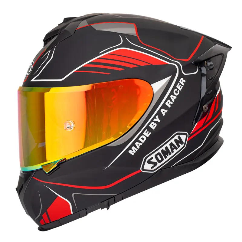 VIP Soman SM961-S Full Face Motorcycle Helmet For Bird Steel Ebike Motorcycle Helmets manufactures