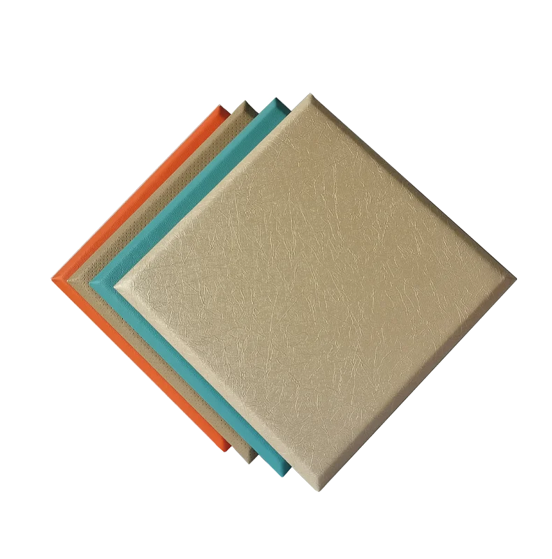 Beveled Edge Soundproof Cinema Movie Theater Soft Sound Fabric Wrapped Acoustic Wall Panel