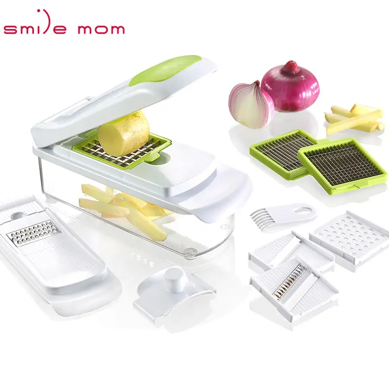 2023 Hot Sale 6 In 1 Multi Kitchen Manual Vegetable Slicer Dicer