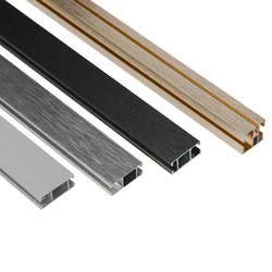 Высококачественный квадратный алюминиевый профиль Stardeco, сверхпрочный раздвижной карниз