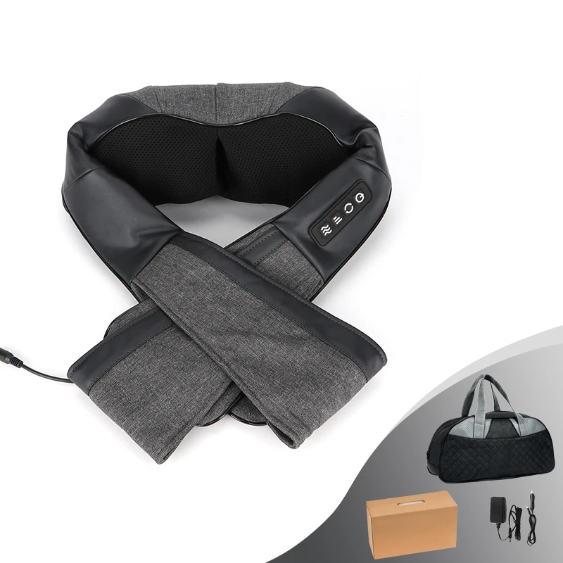 Лидер продаж на Amazon 2021, массажер для шеи и плеч shiatsu для режима «свободные руки»