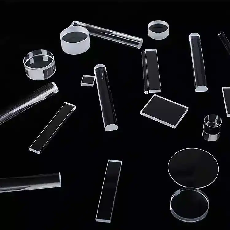 
High Purity Clear Fused Silica Quartz Glass low Price Quartz Plate Glass 