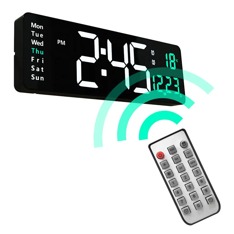 JOY 16 Inch Hot Selling Digital Clock Simple Style Clock LED Electronic Alarm Clock Suitable for Living Room and Bedroom