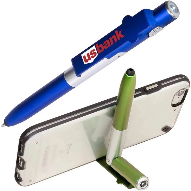 
Customized Promotional 4-in-1 Multipurpose Stylus Pen 
