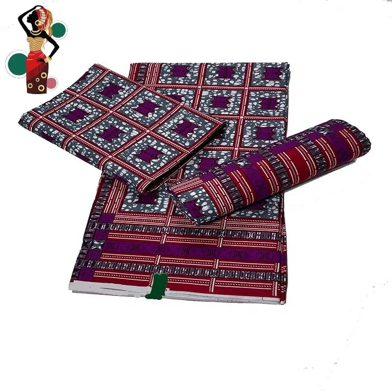  2021 Новая мода 100% хлопок воск печать ткань настоящий Kente одежда для женщин и
