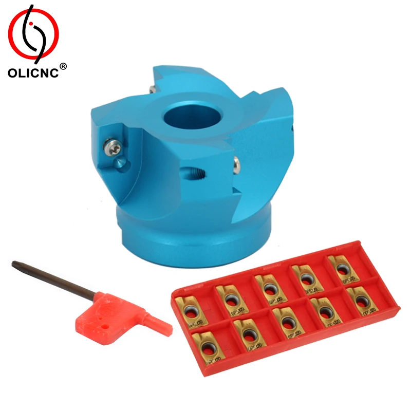 face mill with carbide insert APMT1604 milling cutters TAP400R-50-22-4T 90 degrees shoulder Aviation Aluminum face mills