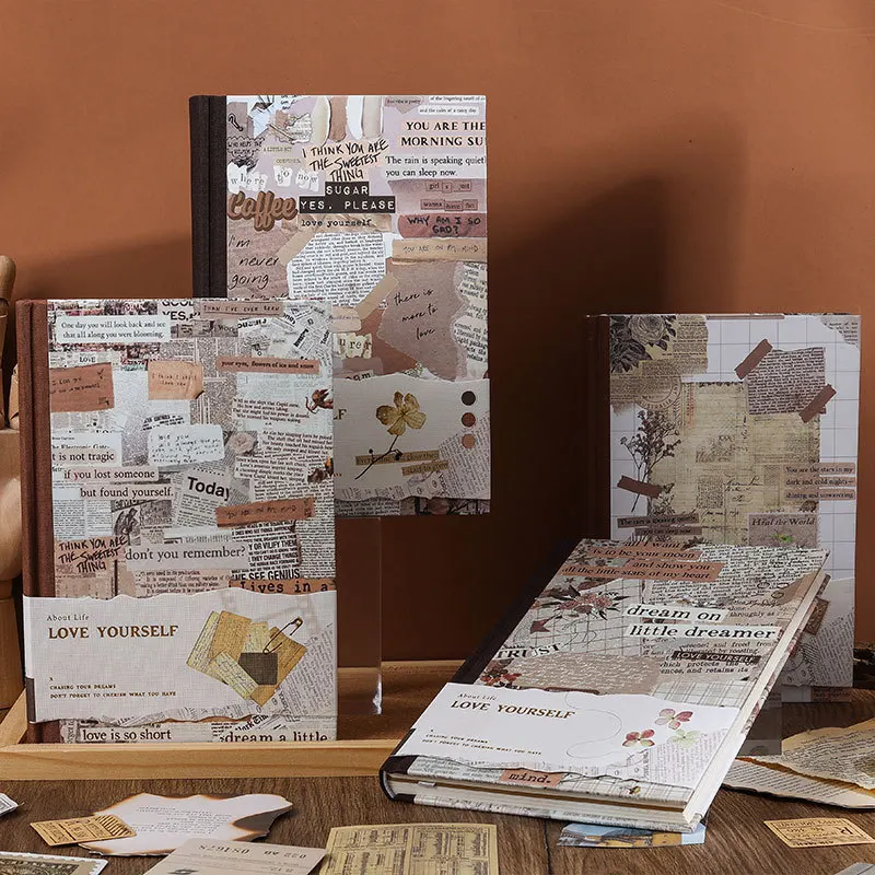 Wholesale A5 Retro Creative Gilding Planet notebook student diary notebooks