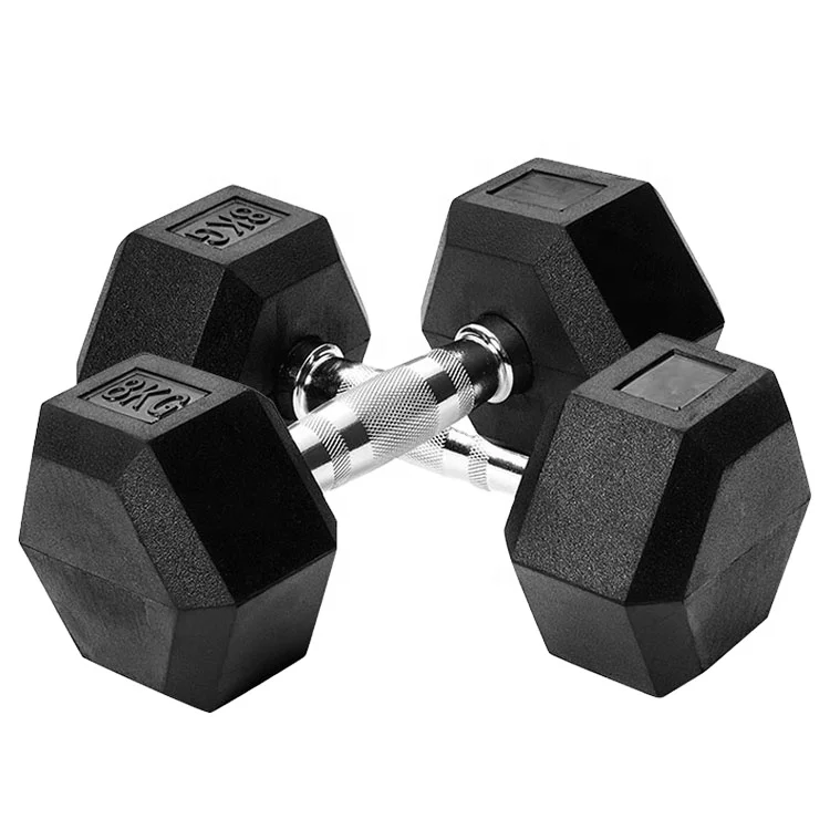 20 LB Hex Dumbbell  Custom Heavy Solid Cast Iron Fitness Free Weights Home Use for hex rubber dumbbell