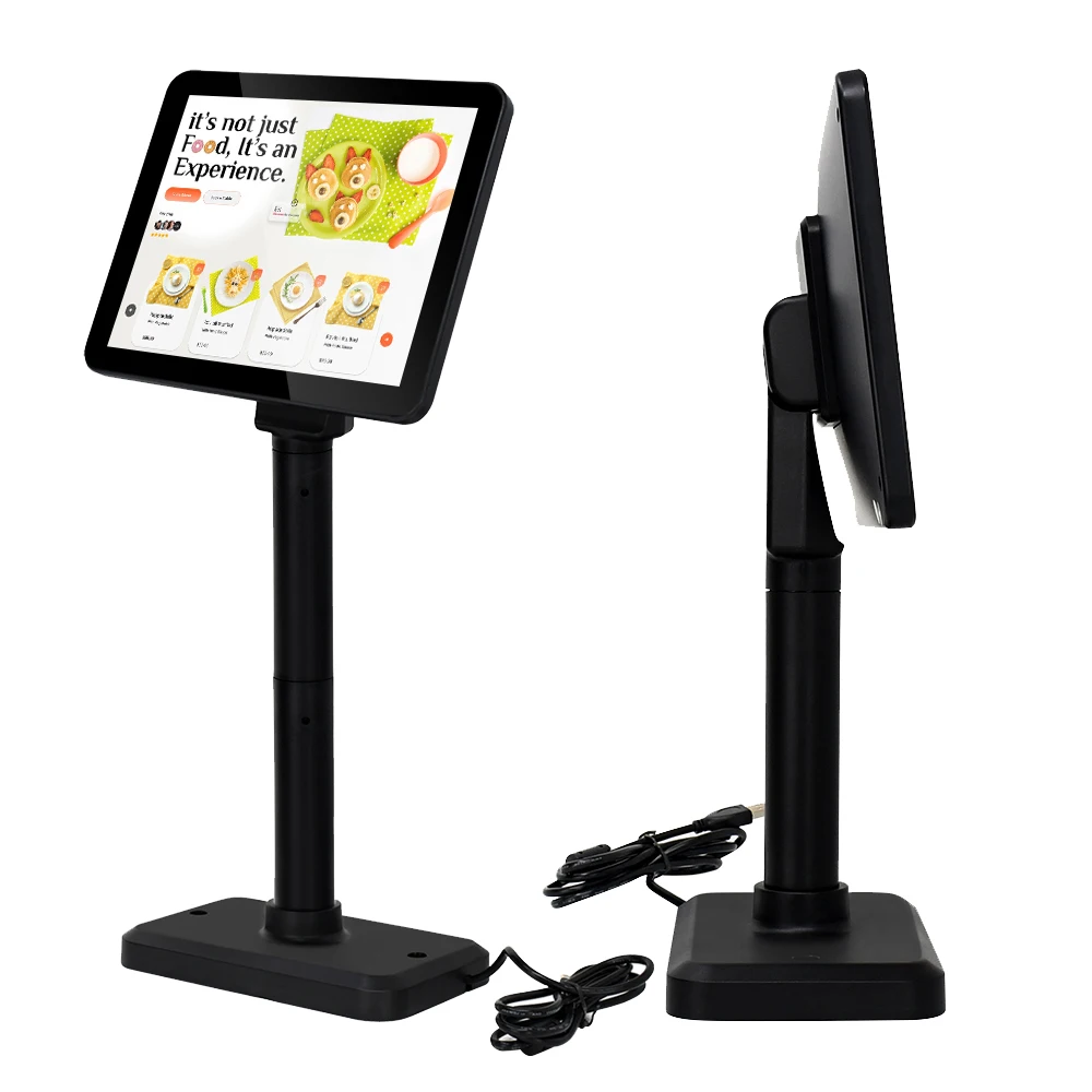LED Customer Display 1024*768 Pos Monitor Touch Screen Monitor 9.7 Inch Capacitive USB 5V Displaylink