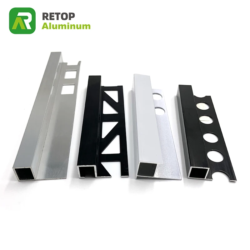 Tile Clips Anodized Gold Trim Border Tools Flexible Wall Aluminium Transition Strips