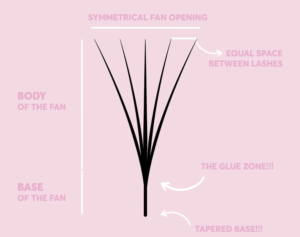 XXL trays 320 fans Premade Fans Volume eyelash extension 14D Premade  Volume Fans 0.03Volume Eyelashes Extension many dimension