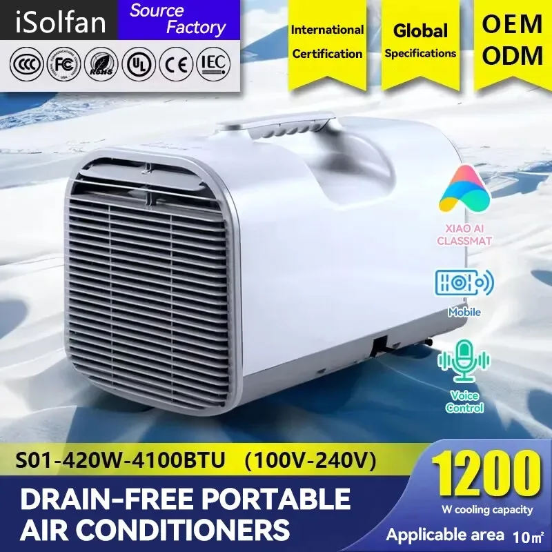 ISolfan Brand Mobile Air Conditioning Portable Mini Electric AC Household Appliances Air Conditioner for Home Car RV and Truck