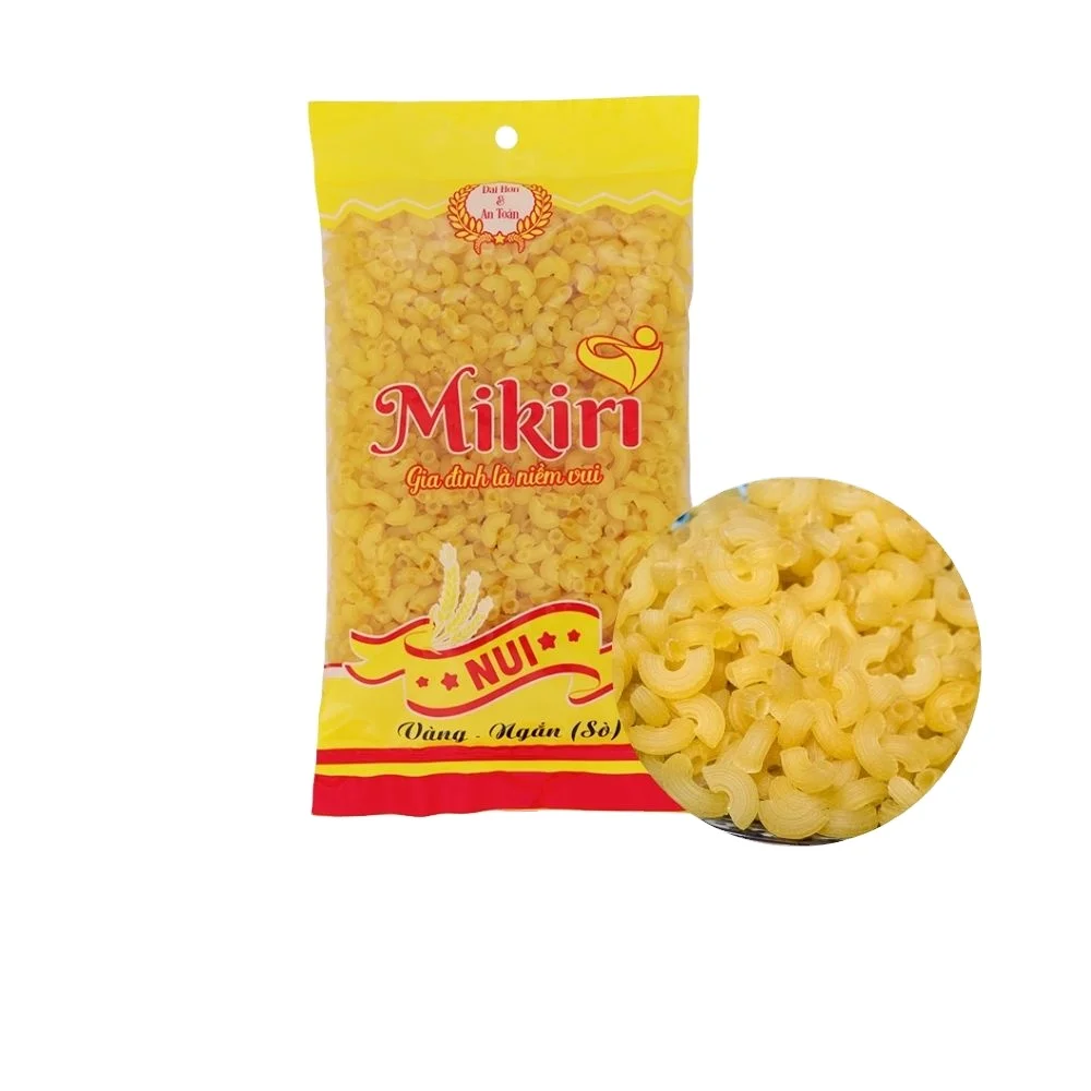 Желтые макароны по лучшей цене (короткие стебли) рафинированная обработка тип 10-12 минут время приготовления вьетнамские желтые пакетики макарон