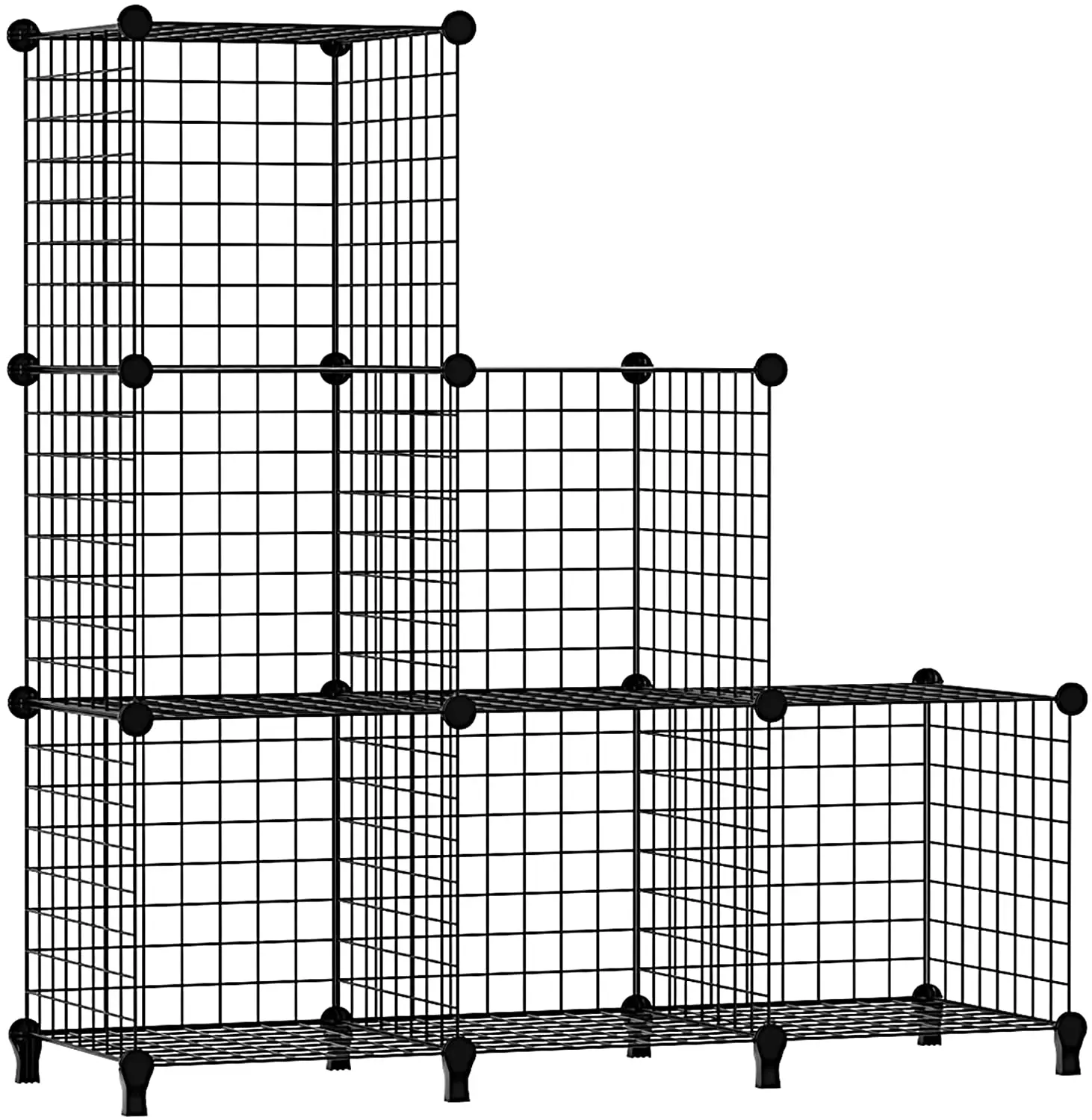 Floor-standing multi-layer kitchen folding shelf storage multifunctional shelf rack