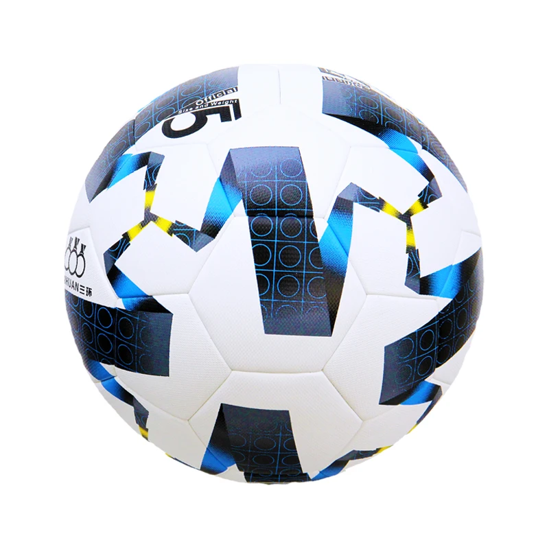 Aolan Blue  Bladder Carcass PU Customize Your Own Soccer Ball