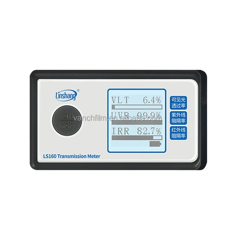 LS160 LS160A Portable Solar Film Transmission Tester Meter Window Tint UV IR Transmission Meter