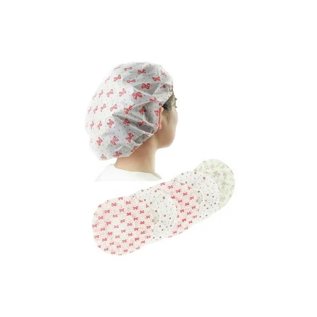 Double Layers big size Bath Caps Waterproof Shower Cap Bath Spa Salon Cap for Children Girls and Women