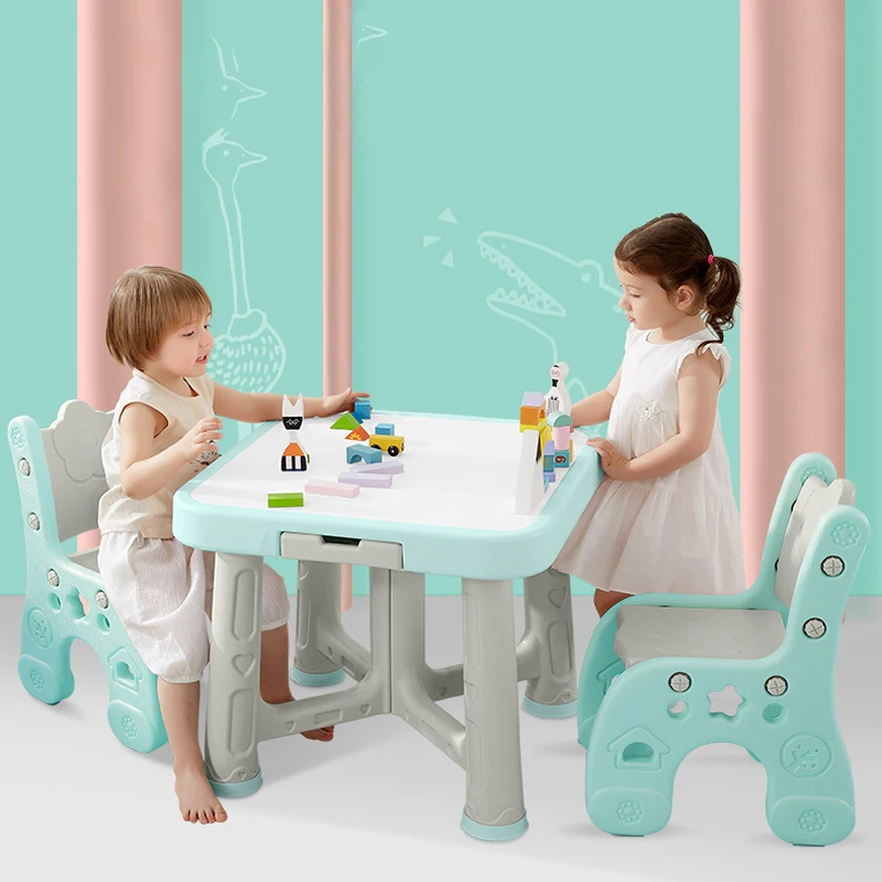 Многофункциональные настольные столы Mesas для детей Набор детских столов с поднятыми